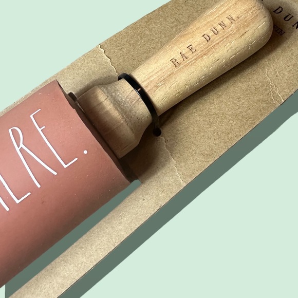 NWT Rae Dunn Fall Thanksgiving Family Gathers Here 15” Long Rolling Pin - Picture 5 of 7